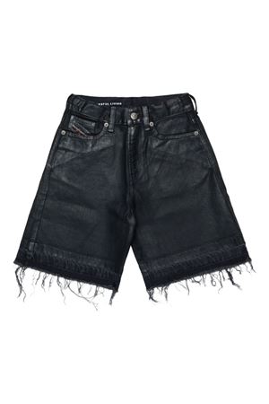 black cotton shorts DIESEL KIDS | J02351KXBPXK02
